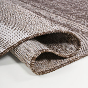 Evan Modern Rustic Organic Curve Indoor/Outdoor Area Rug